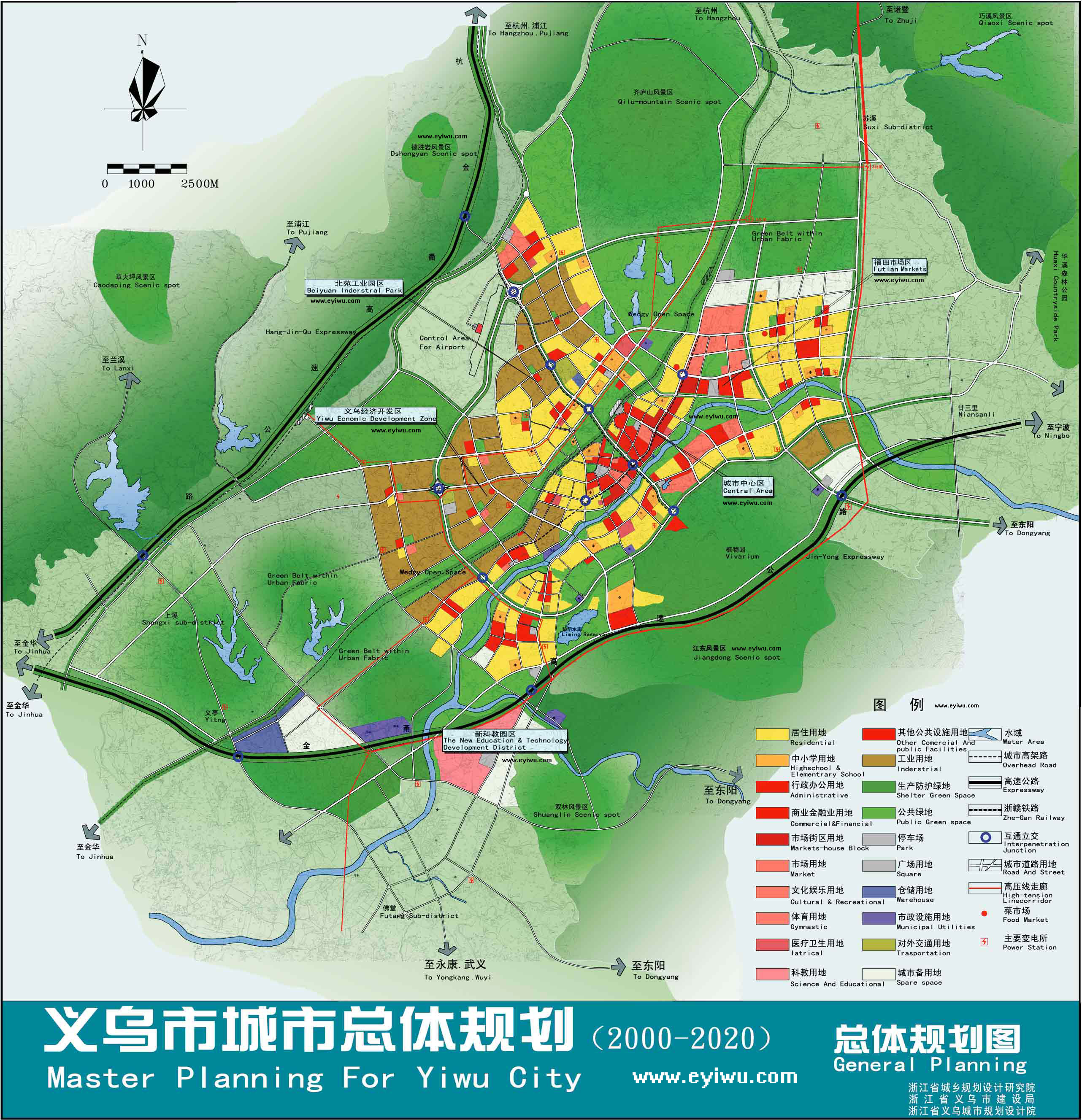 义乌最新地图揭示商贸城市全新繁荣面貌